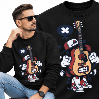 BLUZA  ANIMOWANA  GUITAR